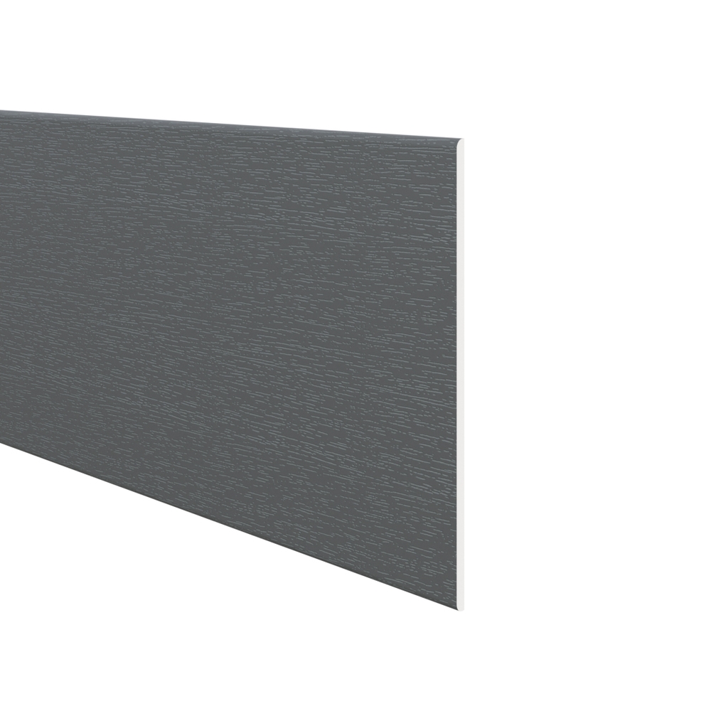 Millex volschuim Platpaneel afgerond 300x9 - Nerfstructuur Antraciet (6 Meter)