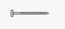 Milin spijker met kunststof kop 40 mm (250 st)