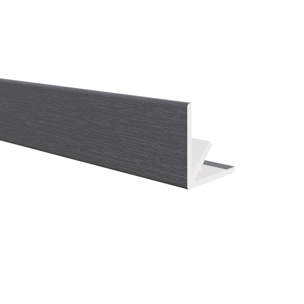 Buitenhoekprofiel Zwartgrijs RAL 7021 - VinyPlus