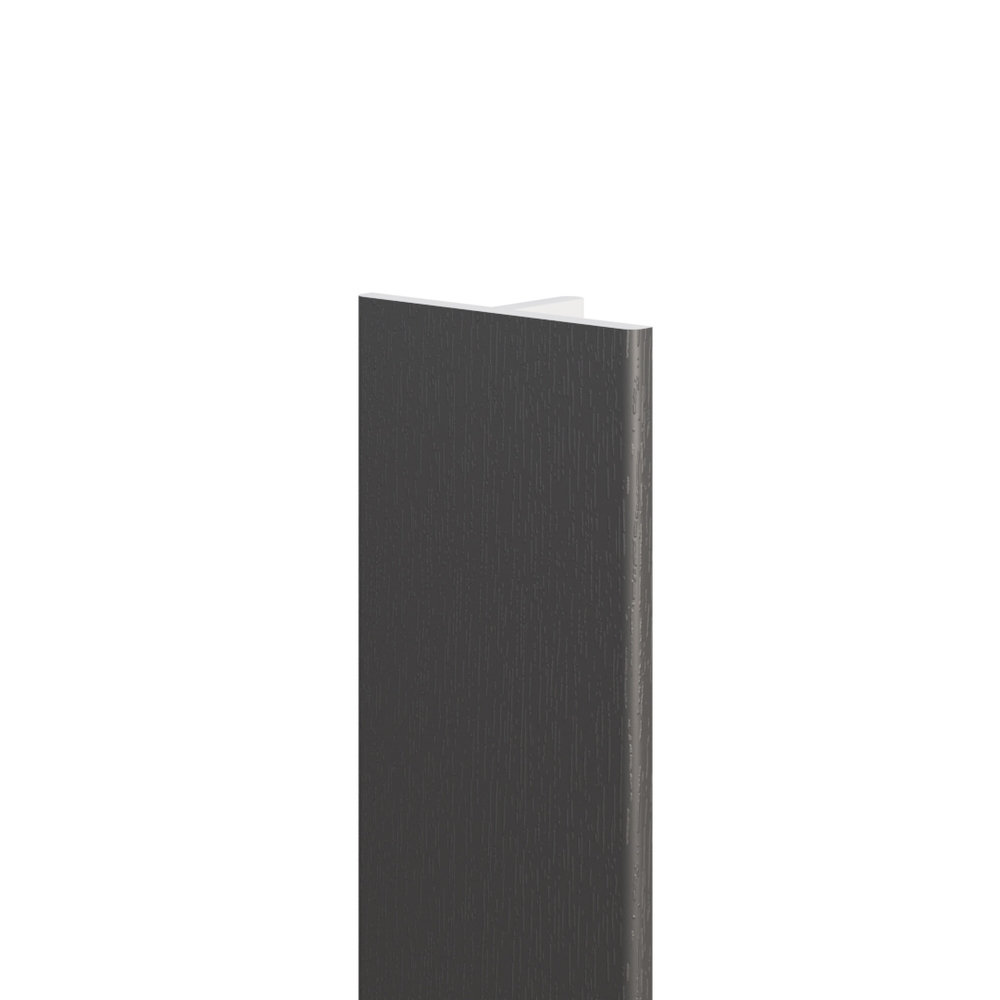 Verbindingsprofiel Zwart RAL 9017 - VinyPlus