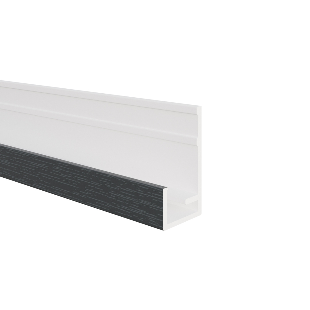 Startprofiel verticale bekleding Antraciet - VinyPlus afbeelding