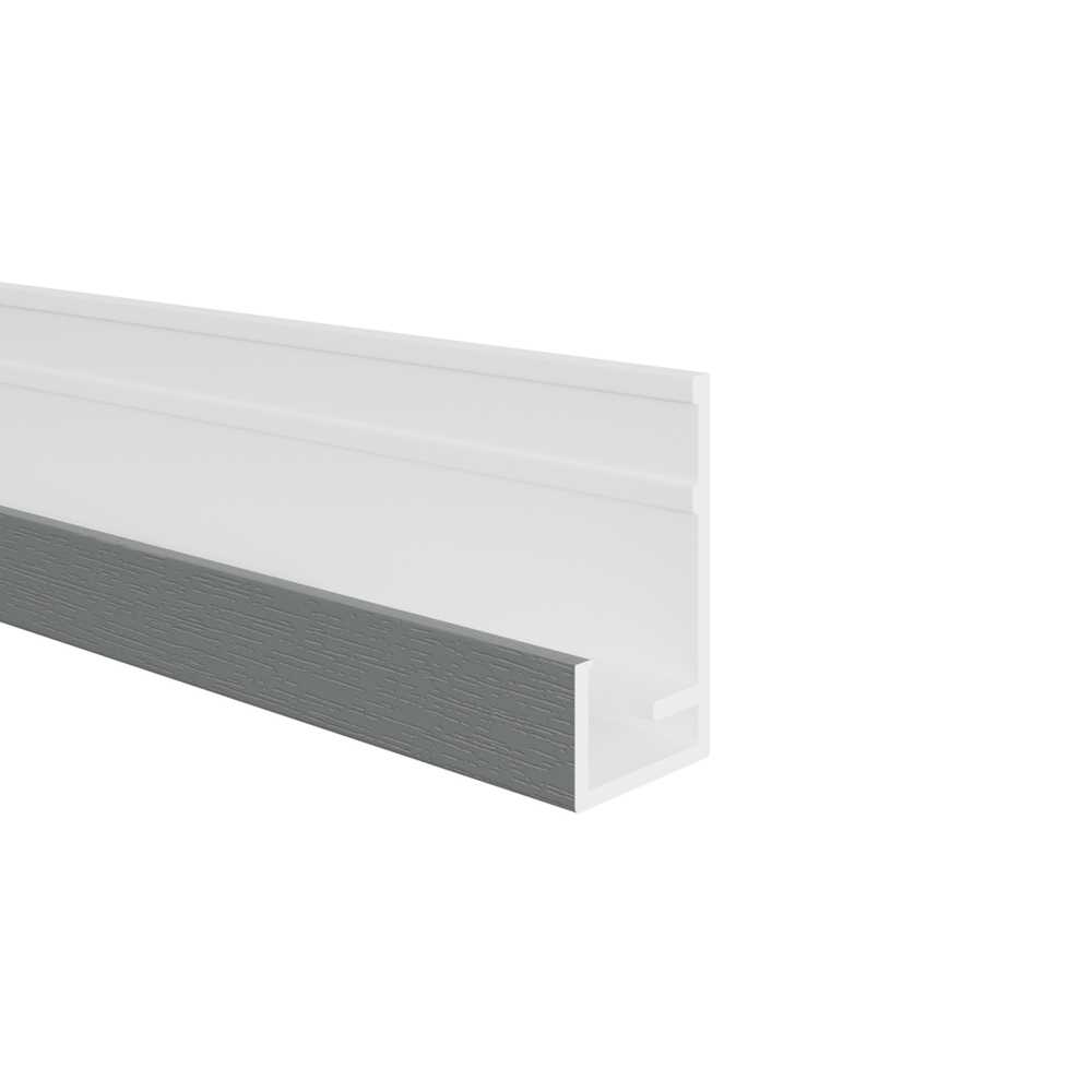Startprofiel verticale bekleding Basaltgrijs - VinyPlus