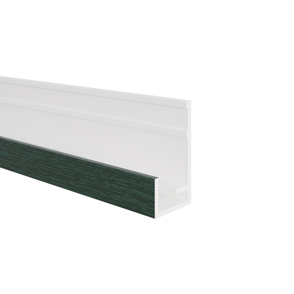 Startprofiel verticale bekleding Groen RAL 6009 - VinyPlus