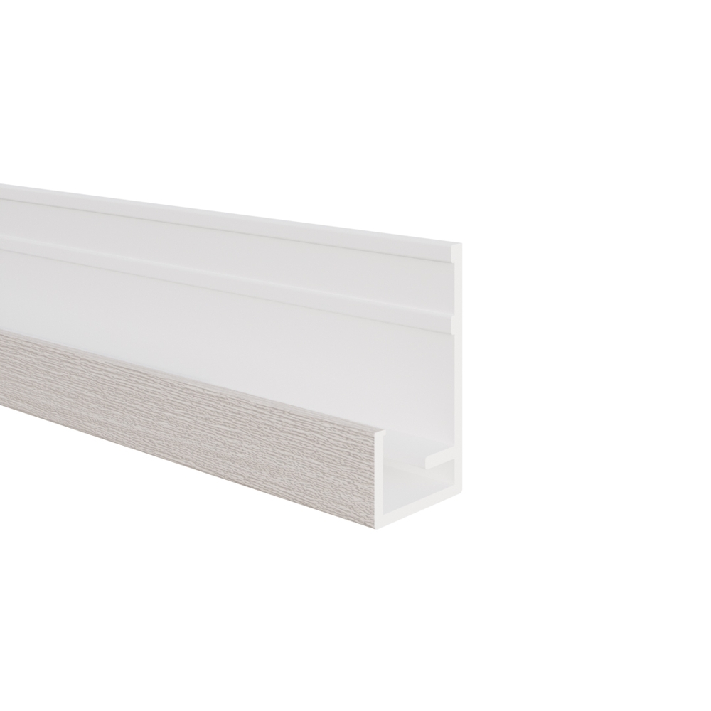Startprofiel verticale bekleding - Multitexx Sheffield eiken Wit