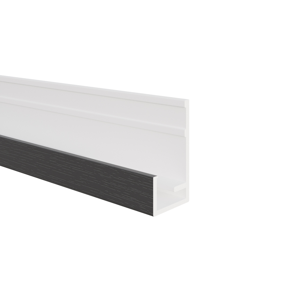 Startprofiel verticale bekleding Zwart - VinyPlus