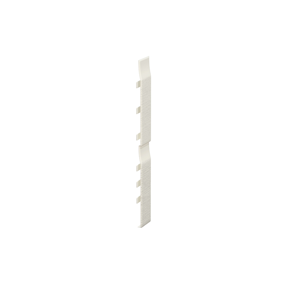 Stootvoegverbinding 332 mm (voor dubbel rabat) - Eurotexx Crème RAL 9001