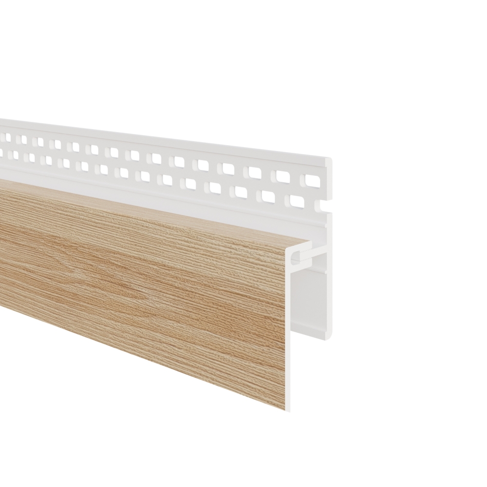 Ventilatie afsluitprofiel 2-delig 17 mm - Eurotexx Turners eiken