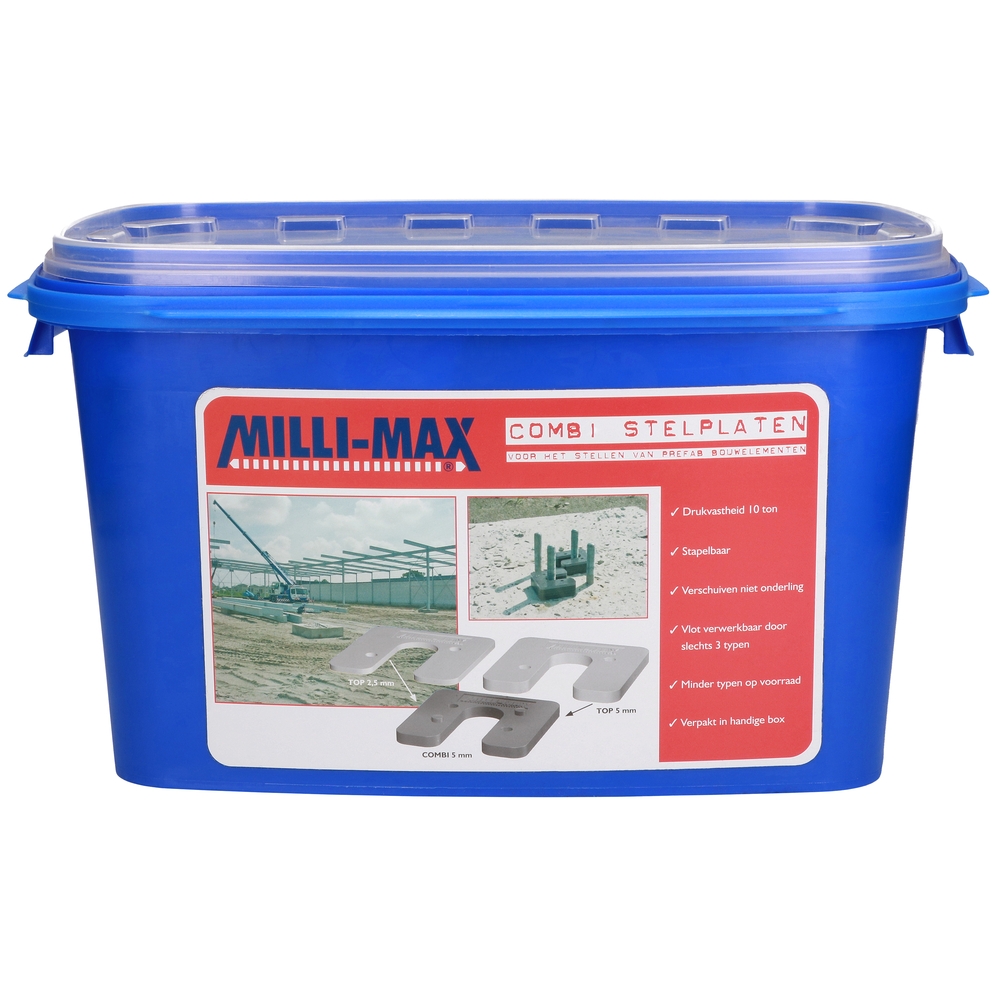 Milli-Max stelplaten U-Combi Startset