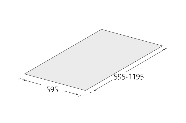 Wonderboard HACCP plafondtegel 1195 x 595 mm