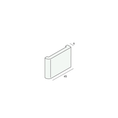 Afwerklijst 45x6 mm afbeelding 1