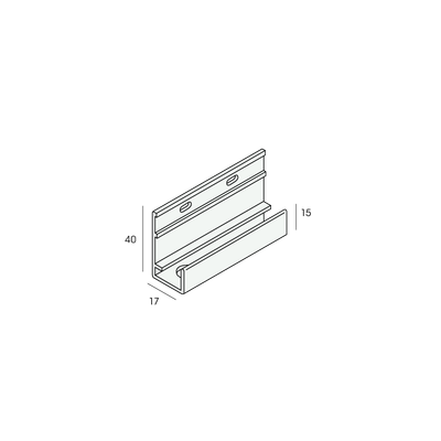 Keralit Omrandingprofiel Grafietzwart (2809)
