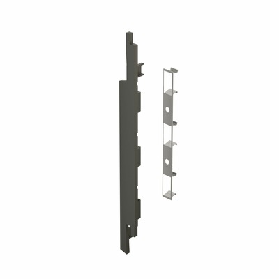 Keralit Eindkap rechts Basaltgrijs RAL 7012 (2842) (Sponningdeel 167)