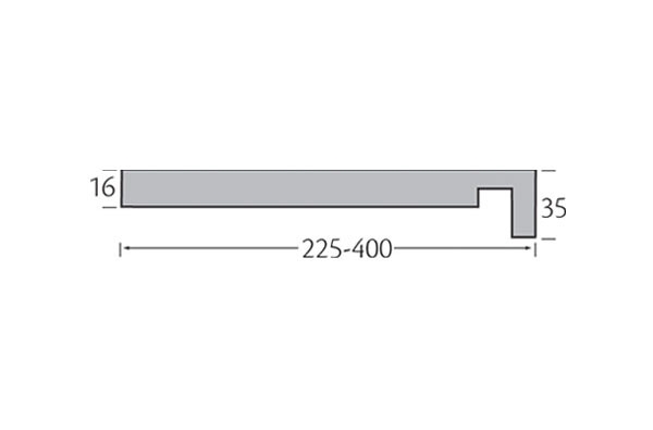 Millex Big Board volschuim Paneel - 225x35x16