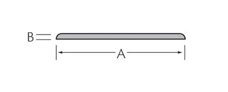 Platstrip 25 x 2,5 mm