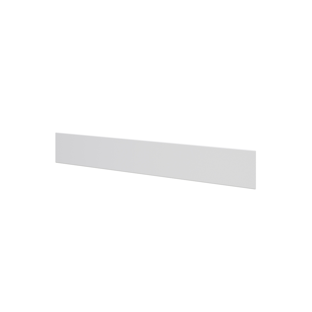 Novaboard stonelook eindkap vlak - 400 mm Wit