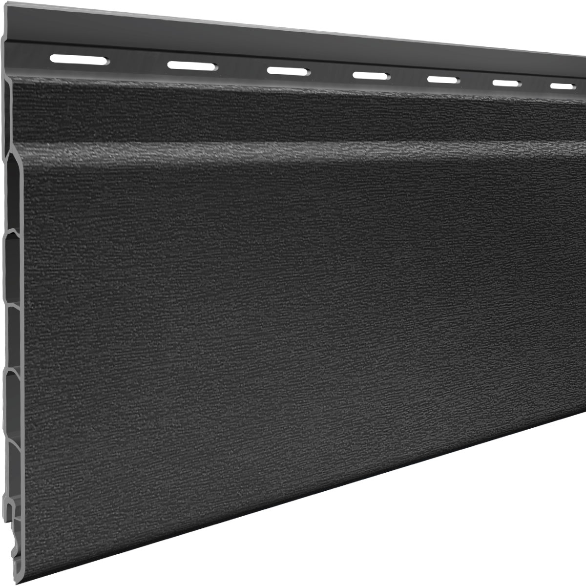 (kleurmonster) VinyPlus Sponningdeel Rondkant - Zwart