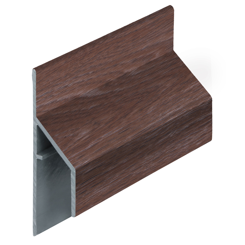 28104260 keralit trim/kraal aansluitprofiel bruin eiken (gevelbekleding)