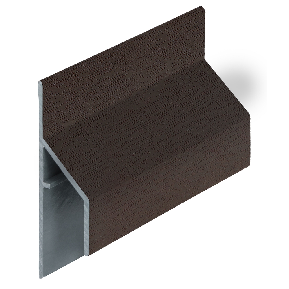 28105160 keralit trim/kraal aansluitprofiel donkerbruin (gevelbekleding)