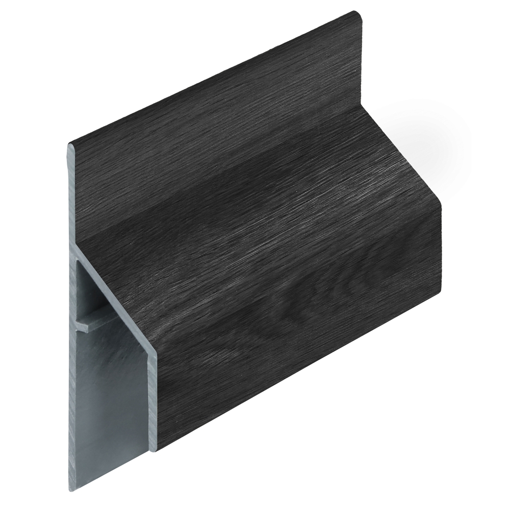28104460 keralit trim/kraal aansluitprofiel zwart eiken (gevelbekleding)