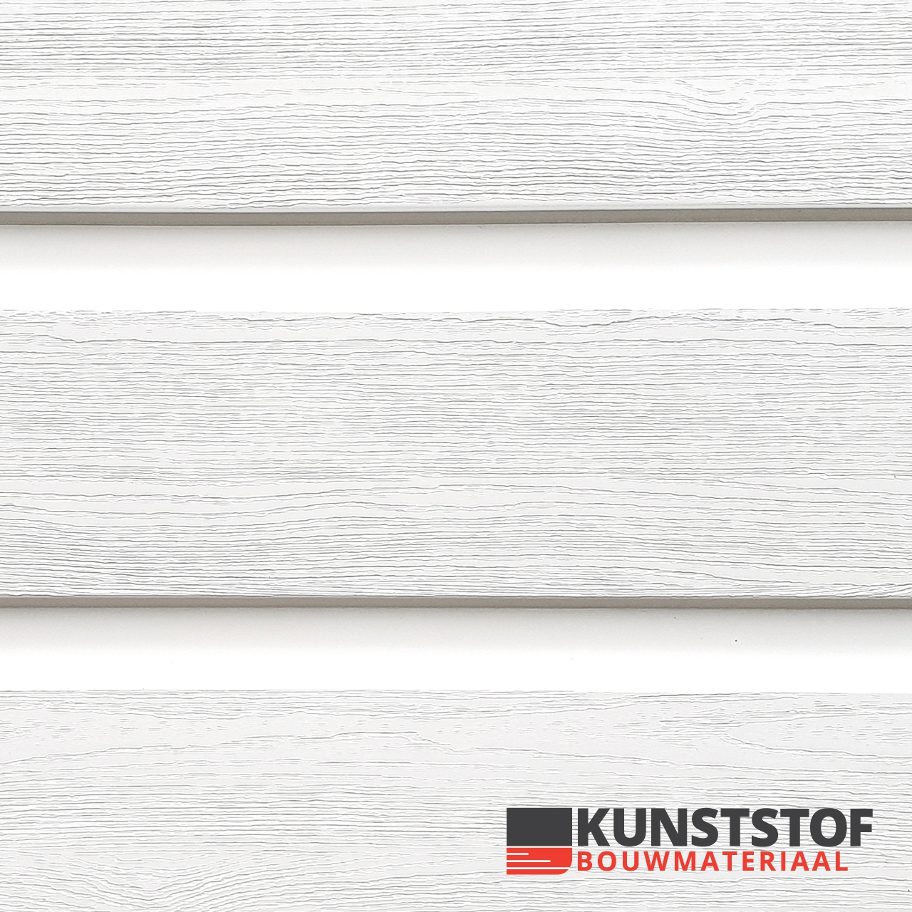 Kunststof dubbel rabat van Profex in de kleur witmet RAL 9010 is een kostenefficiënte oplossing door de dubbele werking. Dit voor uw chalet, stacaravan, woonwagen of woning. 