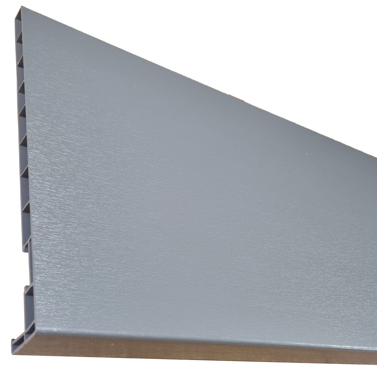 VinyPlus boeideel Quartz grijs dakrand van kunststof