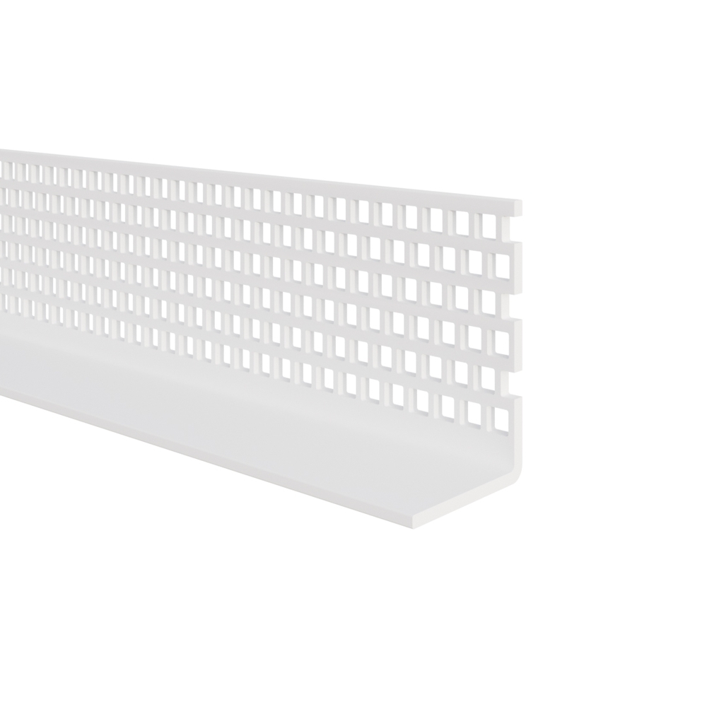 Wit ventilatieprofiel 30 x 50 x 2
