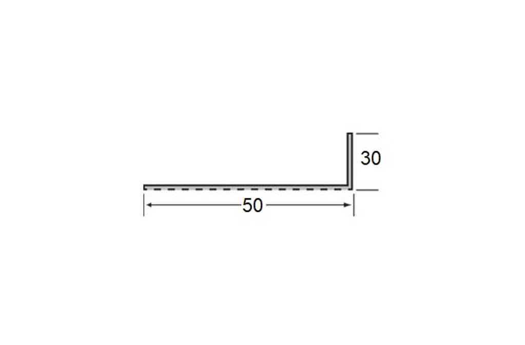 ventilatieprofiel 30 x 50 x 2