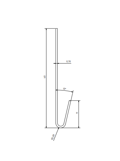 Duafort startprofiel detailtekening