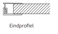 Voorbeeld Eindprofiel 2-delig - Duafort (5 kleuren)