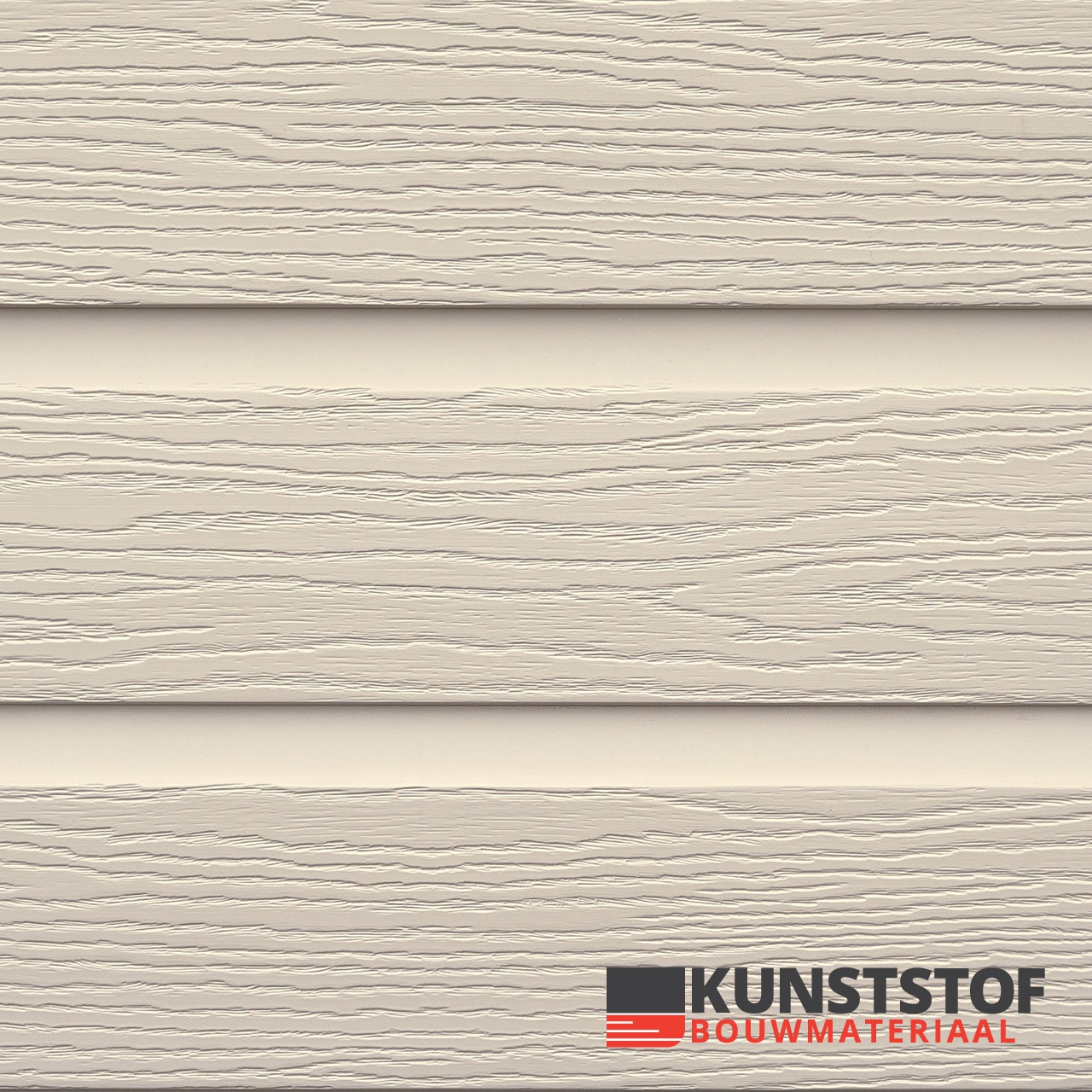 Eurotexx Dubbel rabat kunststof gevelbekleding in de kleur sand of zand - RAL 1015