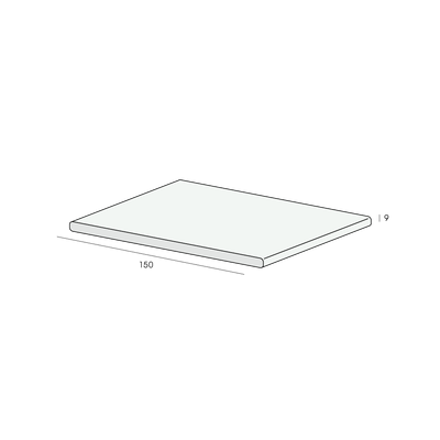 (2140) heering hardschuim platpaneel 150 x 9 afmetingfoto