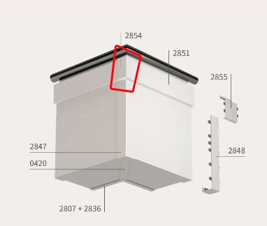 voorbeeld keralit hoekstuk sierlijst modern