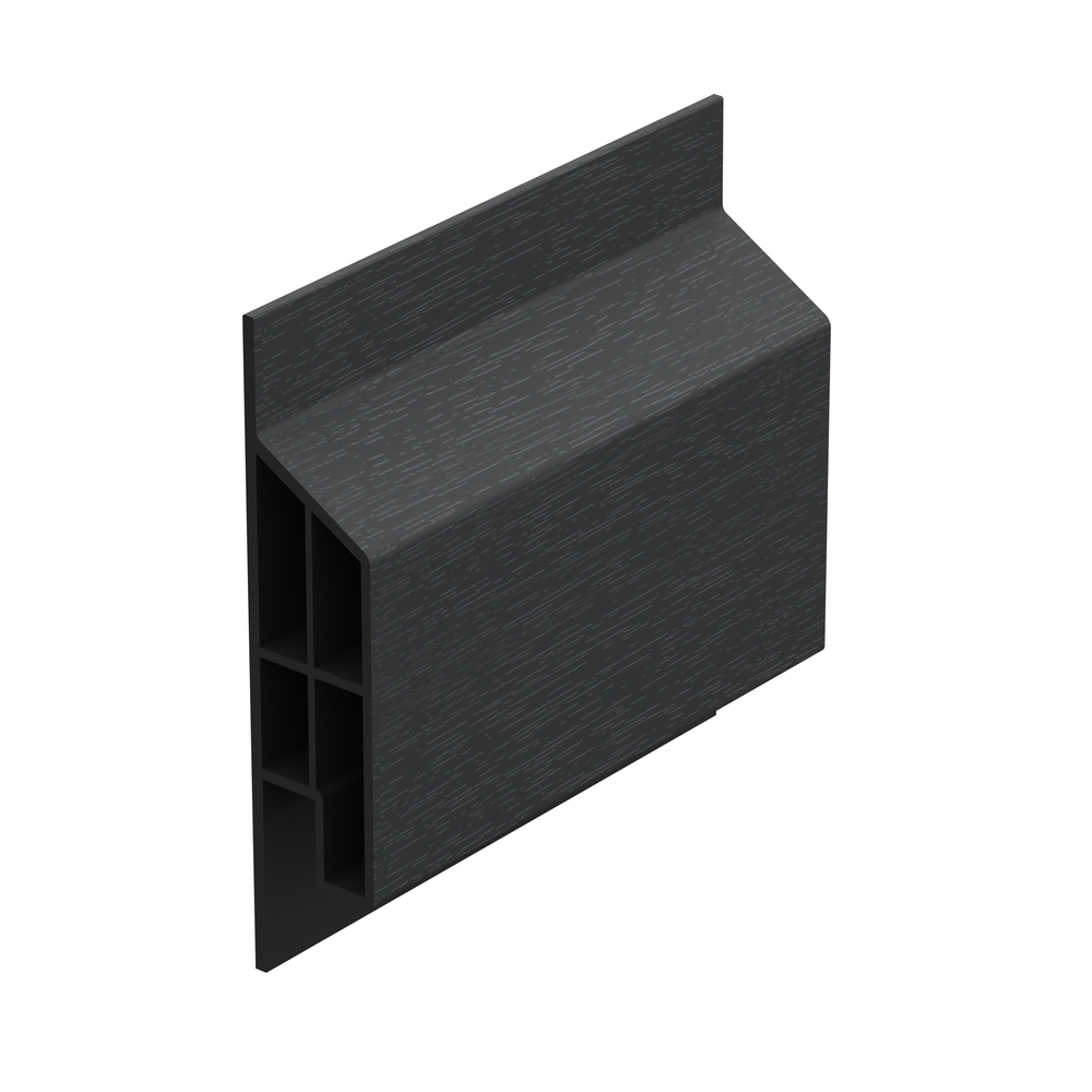 zwartgrijs keralit trim/kraal sierlijst modern (2851)