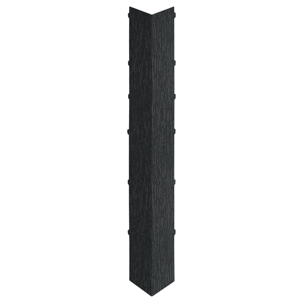 zwartgrijs keralit uitwendig hoekstuk 350mm (2847)