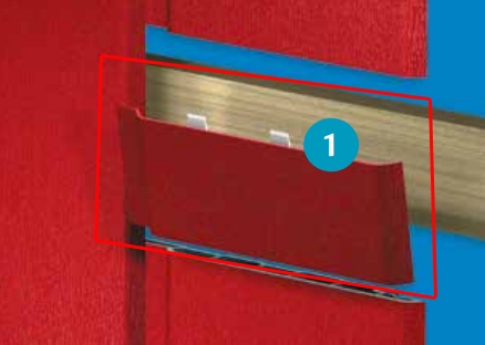 Voorbeeld Stootvoegverbinding 150 mm (voor rondkantpaneel) - VinyPlus