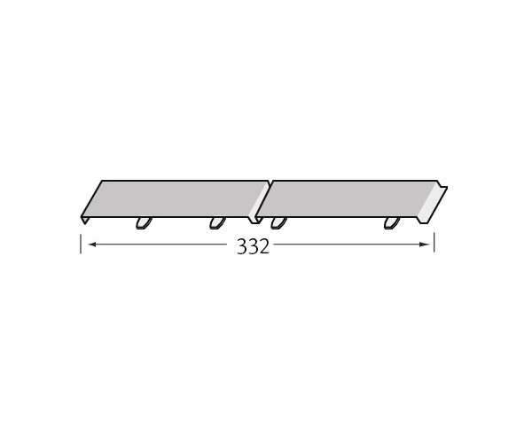 Stootvoegverbinding 332 mm (voor Modern Wood) - Kerrafront