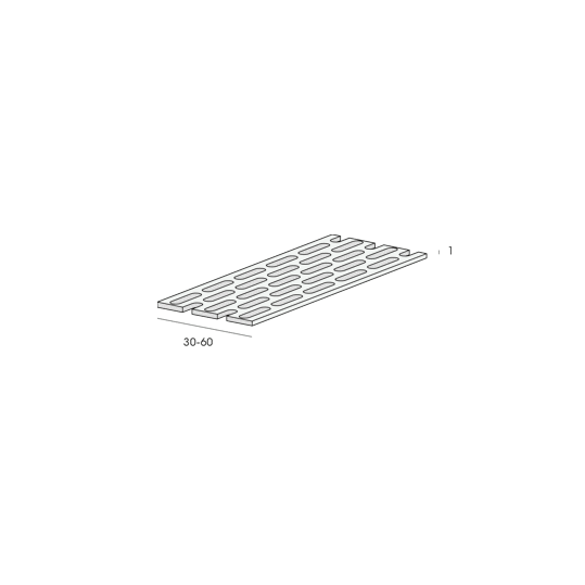 Ventilatieprofiel 30x1mm op rol (5meter)