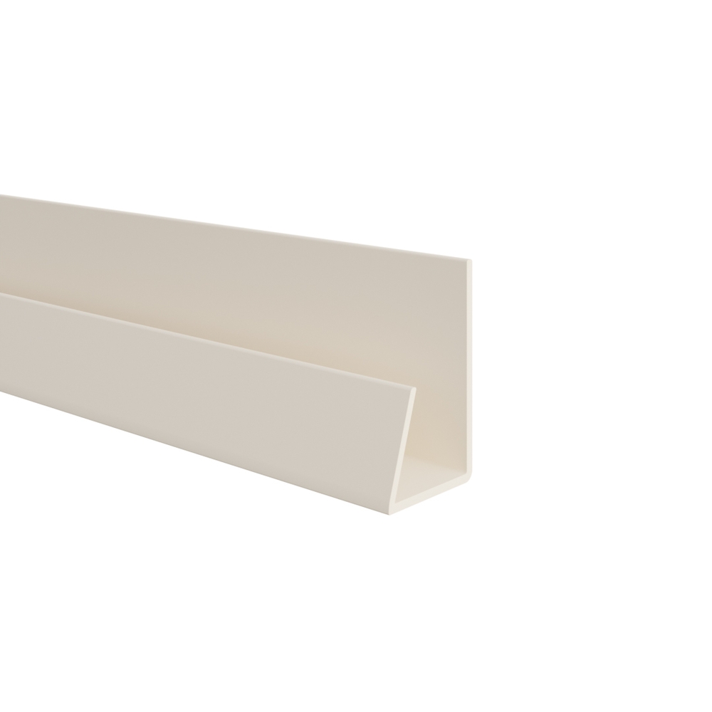 Eindprofiel Crème 19mm Inwendig