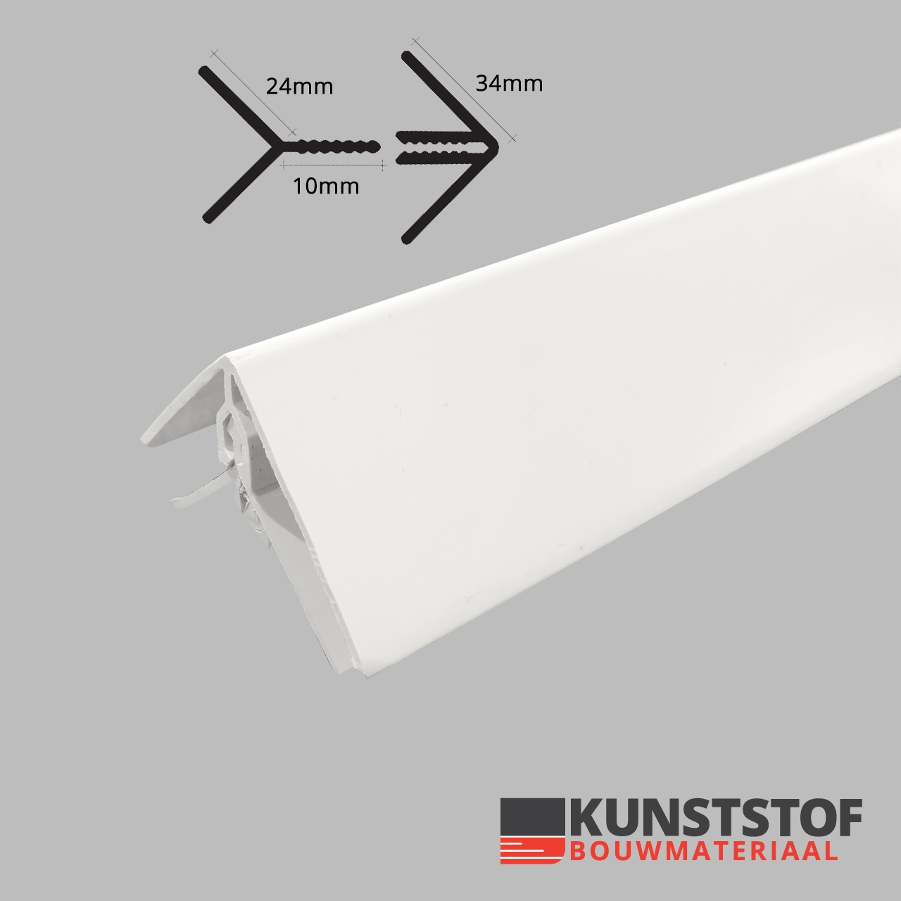 Hoekprofiel 2-delig - Duafort (5 kleuren)