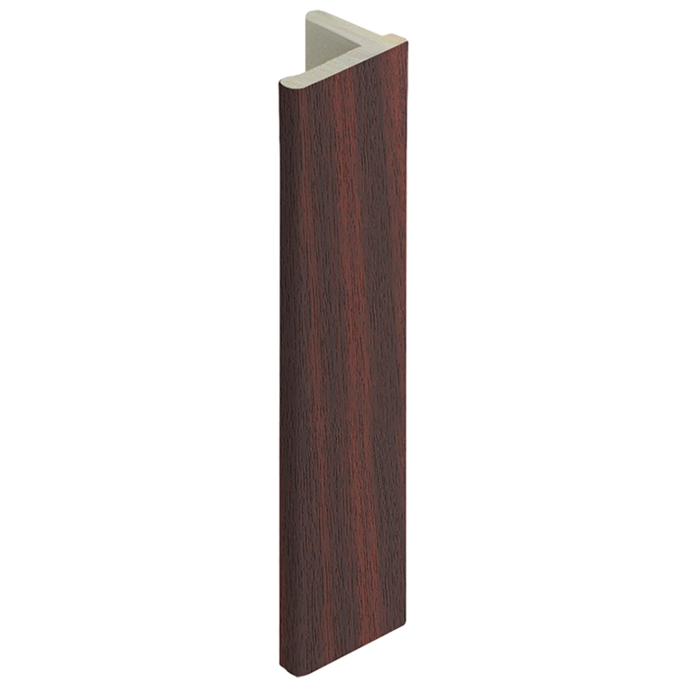 Eindprofiel 10 mm Mahonie - Keralit (2836)