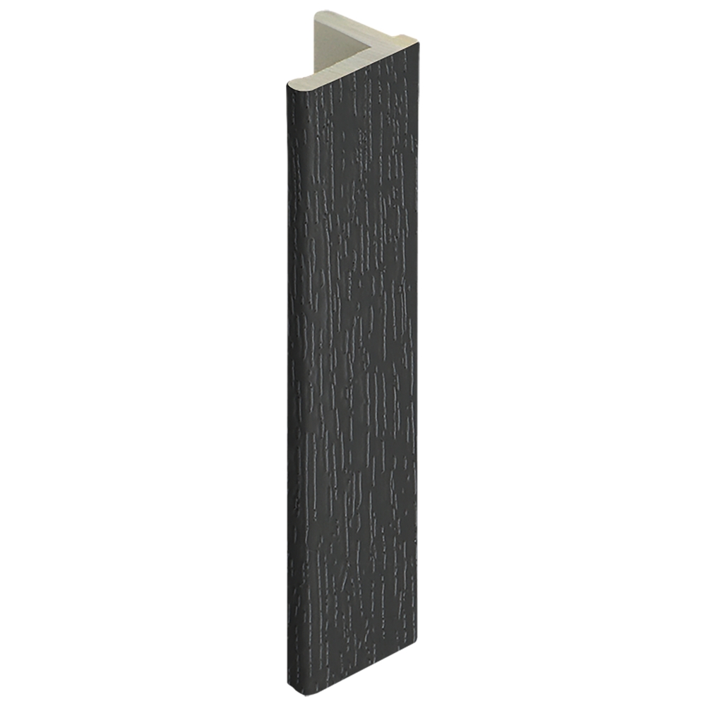 Eindprofiel 10 mm Zwartgrijs - Keralit