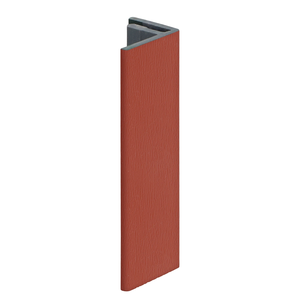 Keralit eindprofiel 17 mm Steenrood