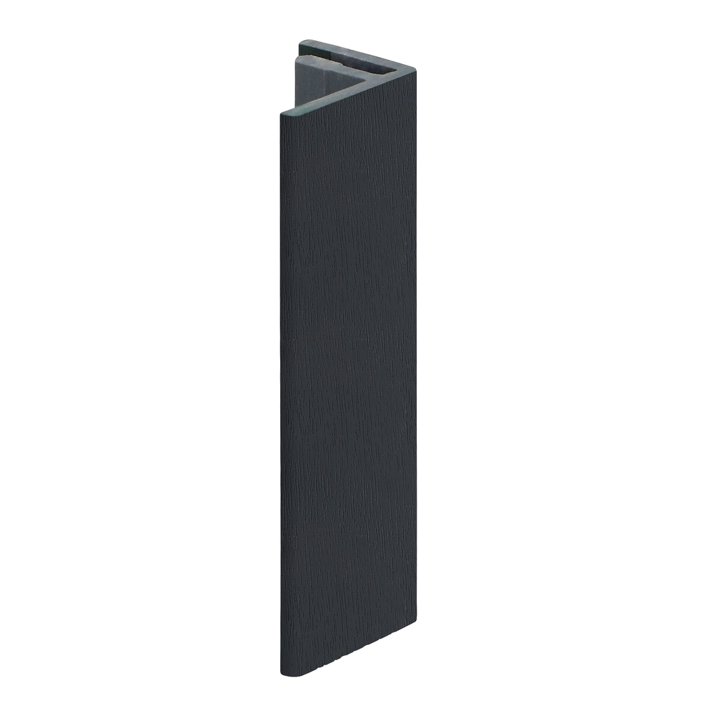 Keralit eindprofiel 17 mm Zwartgrijs