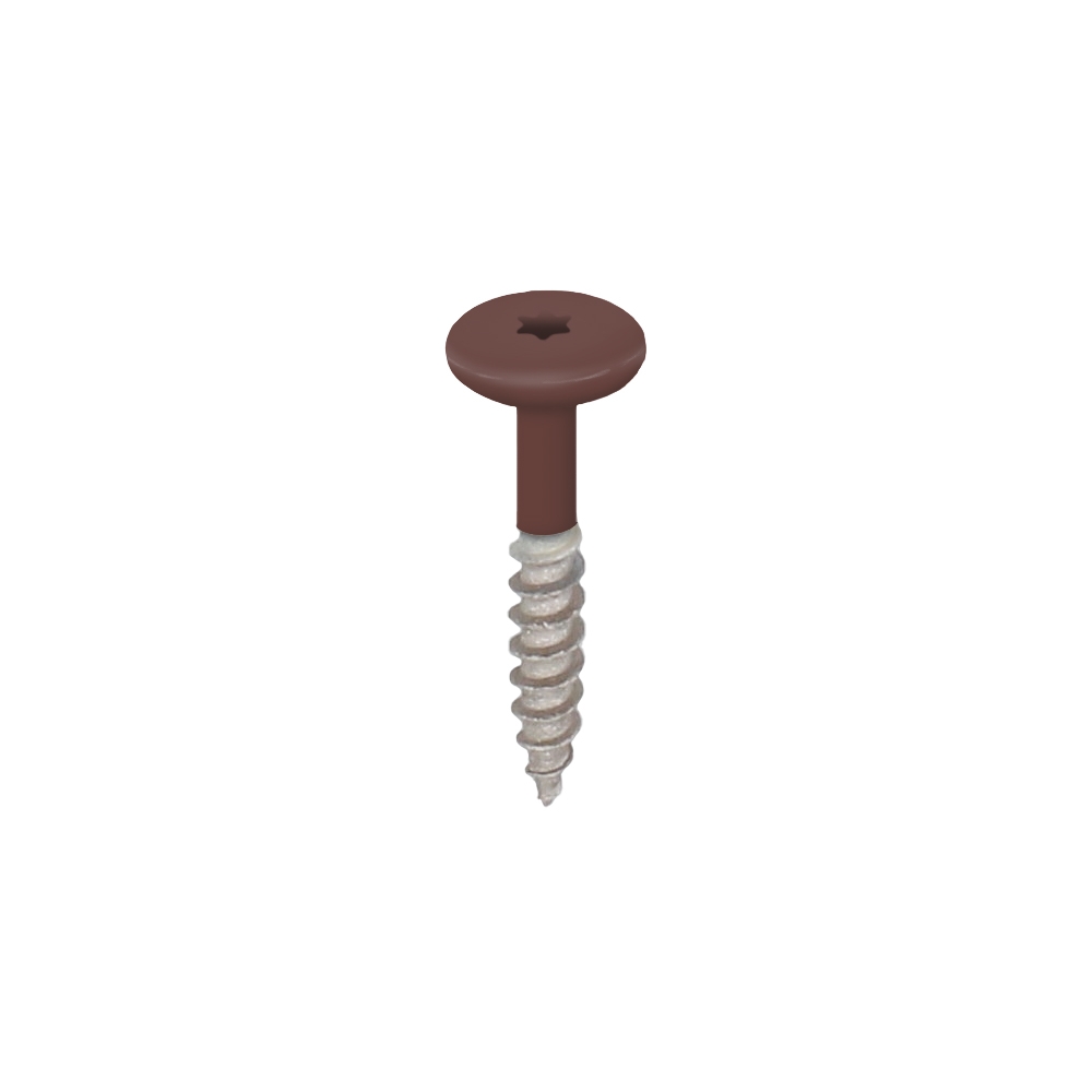 Torx schroef RVS 32 mm 100st Mahonie - Keralit (2890)