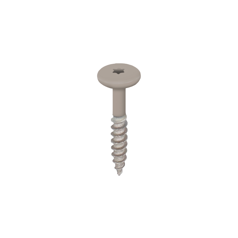 Torx schroef RVS 32 mm 100st Vergrijsd ceder - Keralit
