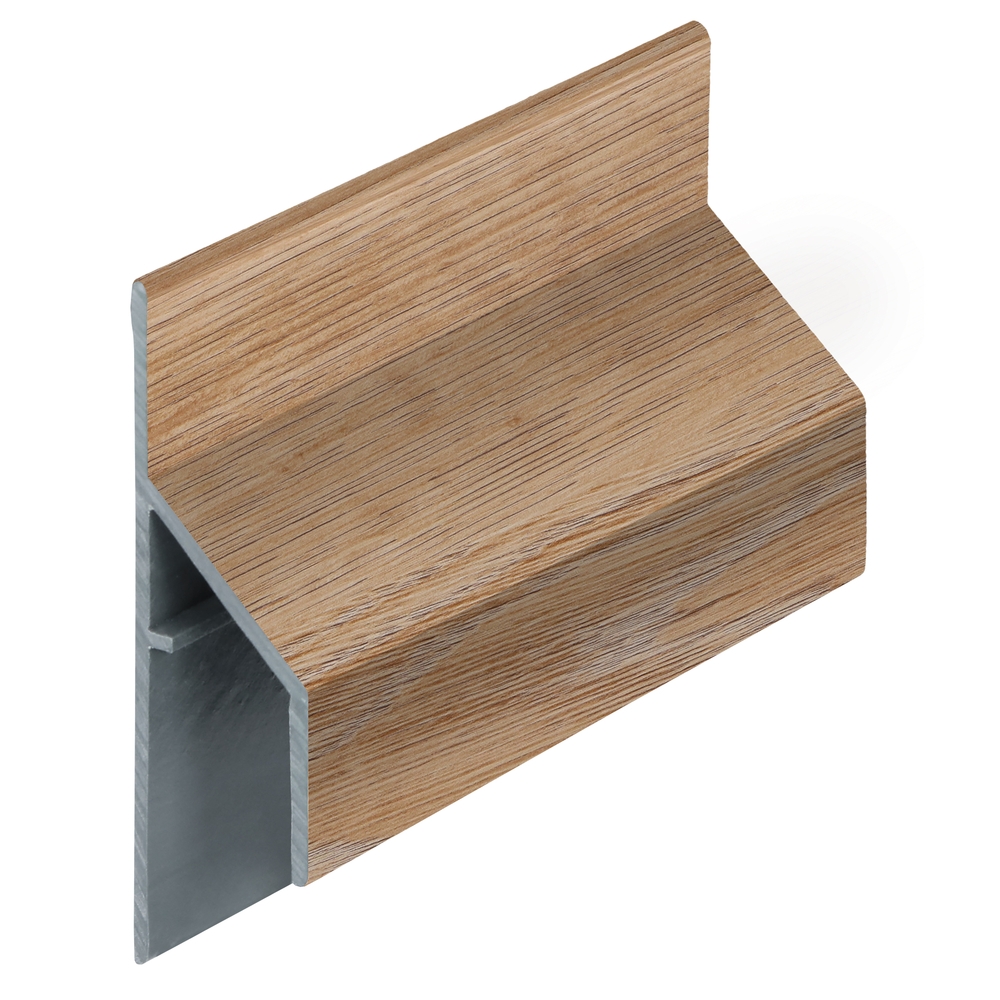 Keralit trim/kraal aansluitprofiel Natuur eiken (gevelbekleding)