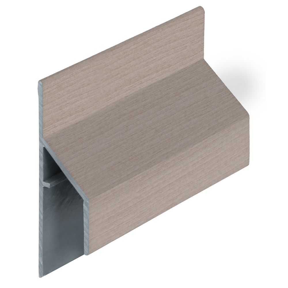 Keralit trim/kraal aansluitprofiel Vergrijsd ceder (gevelbekleding)