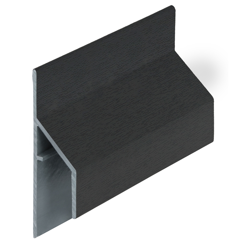 Keralit trim/kraal aansluitprofiel Zwart (gevelbekleding)