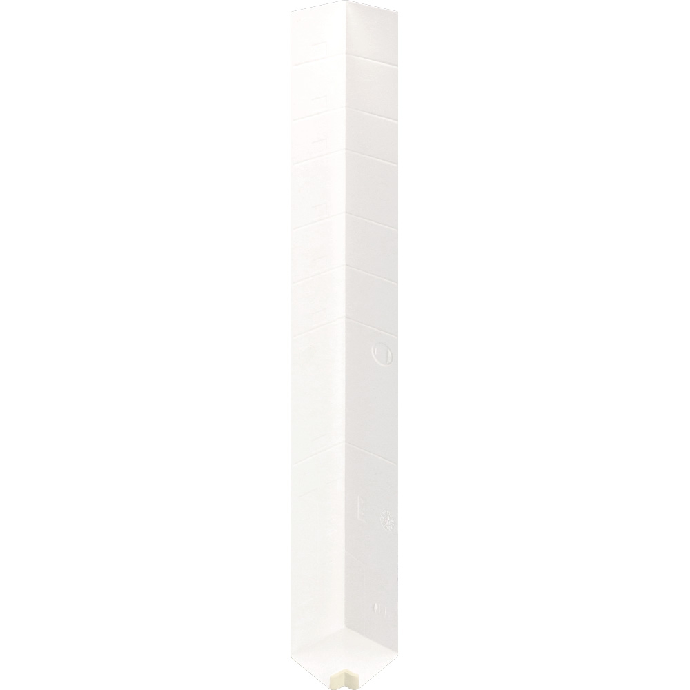 Uitwendig hoekstuk 300mm Crème - Heering