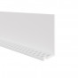 Wit Ventilatieprofiel 50 x 25 x 2 mm
